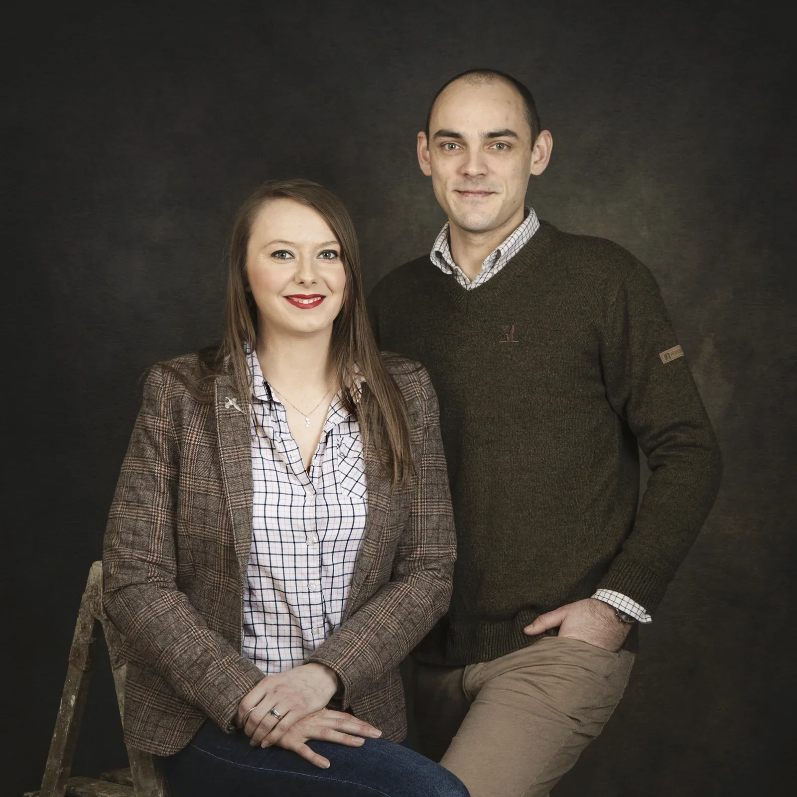 Studio family portrait photographed by Matt Curtis in Warminster, Wiltshire
