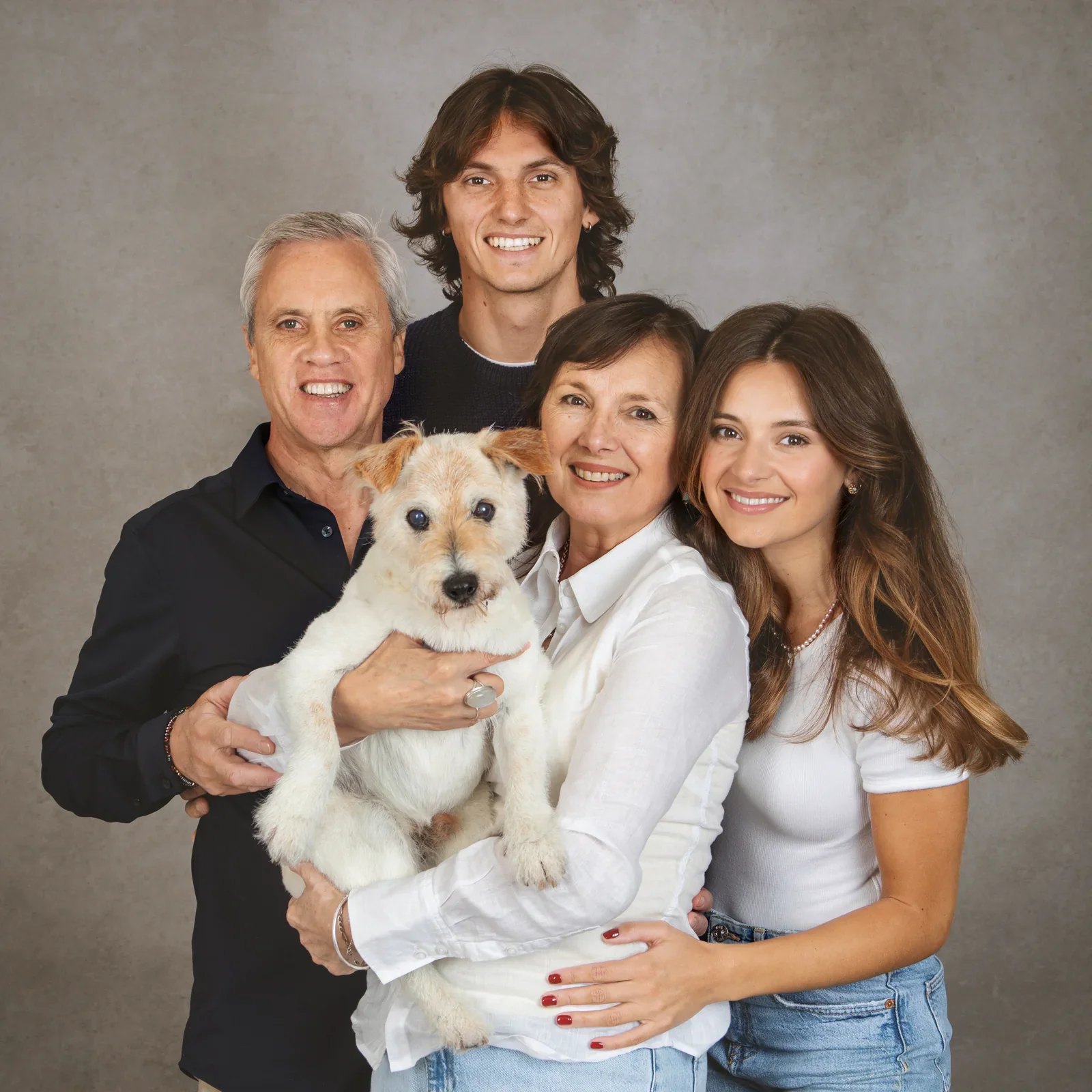 Studio family portrait photographed by Matt Curtis in Warminster, Wiltshire