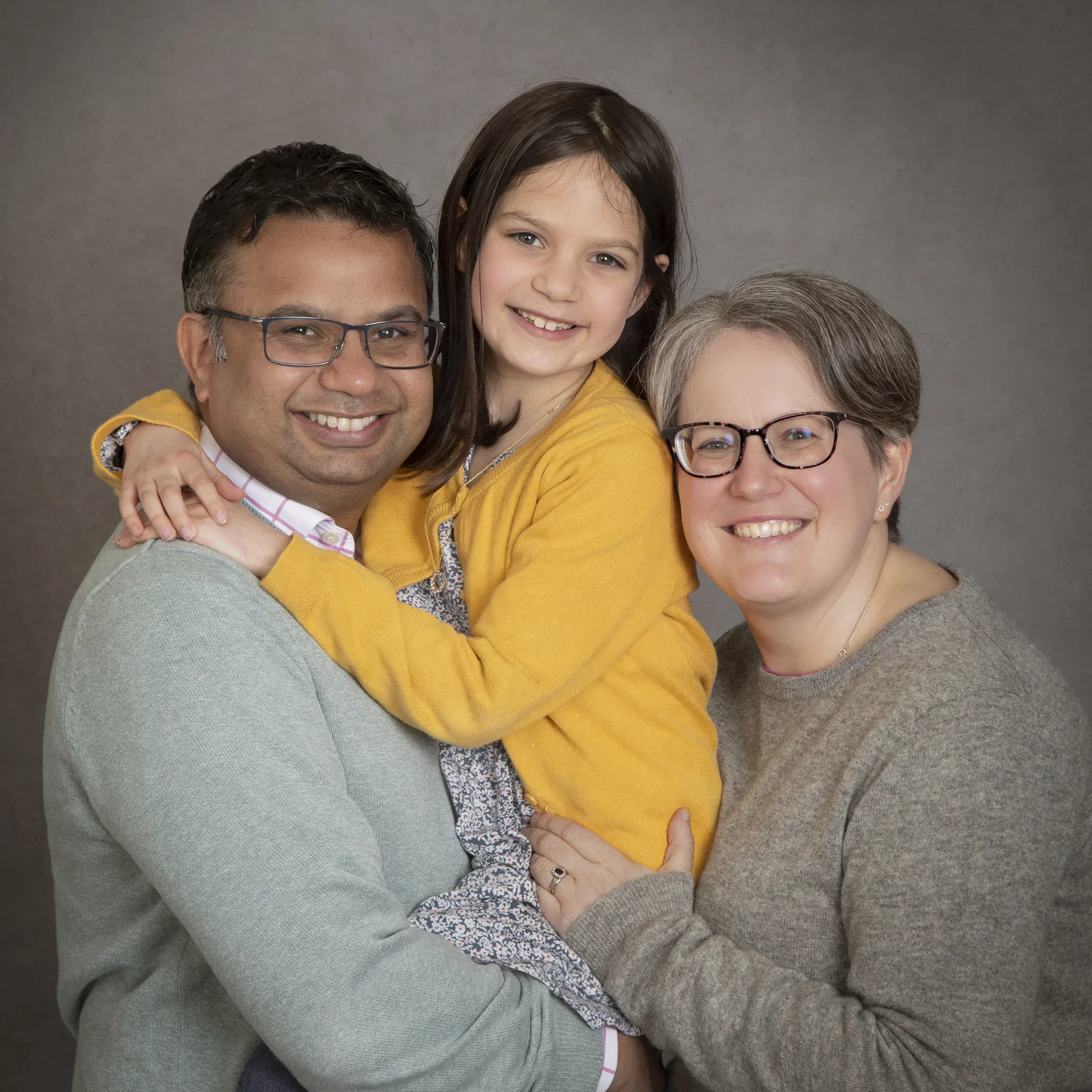 Studio family portrait photographed by Matt Curtis in Warminster, Wiltshire