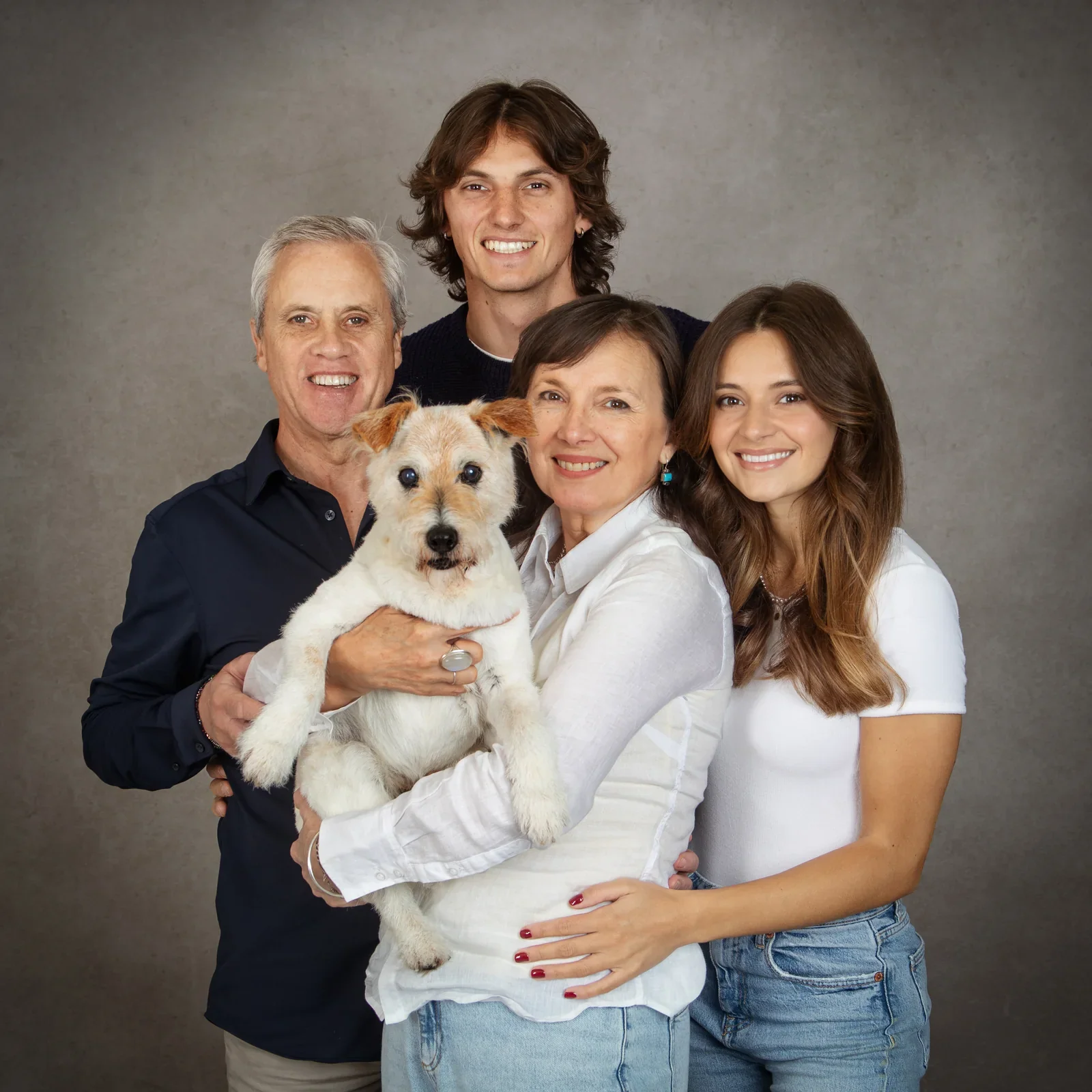 Studio family portrait photographed by Matt Curtis in Warminster, Wiltshire