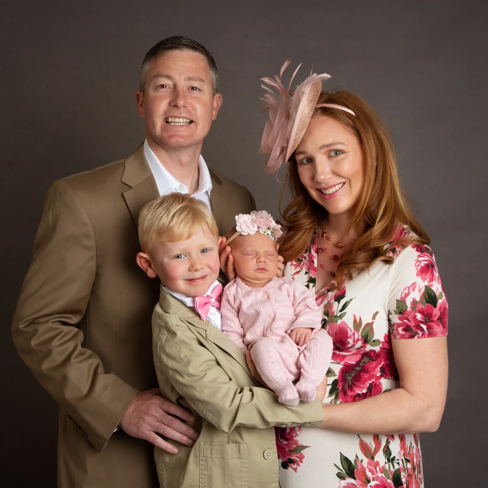 Studio family portrait photographed by Matt Curtis in Warminster, Wiltshire