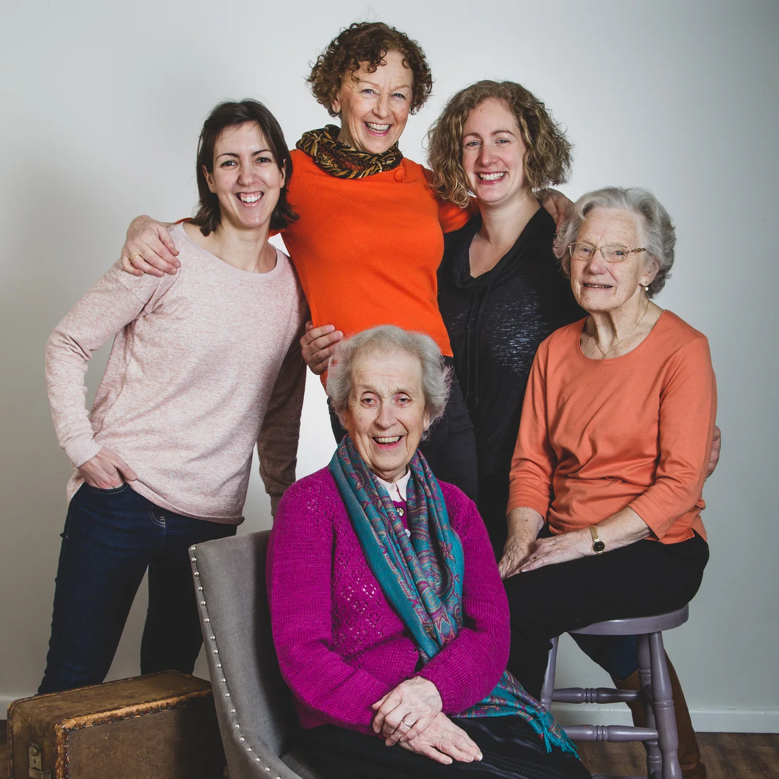 Studio family portrait photographed by Matt Curtis in Warminster, Wiltshire