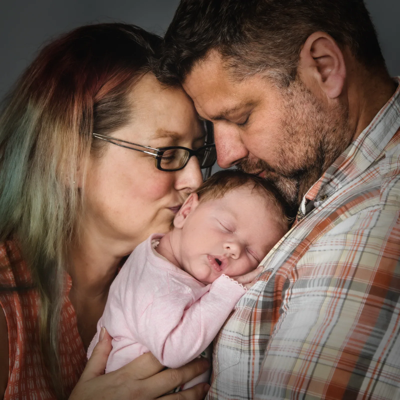 Newborn baby portrait photographed by Matt Curtis in Warminster, Wiltshire