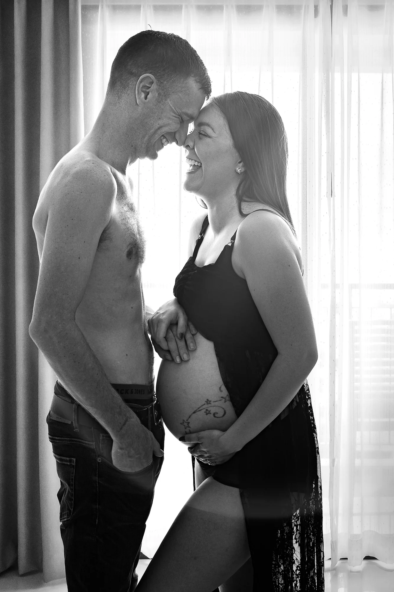 Maternity portrait photographed by Matt Curtis in his Warminster studio