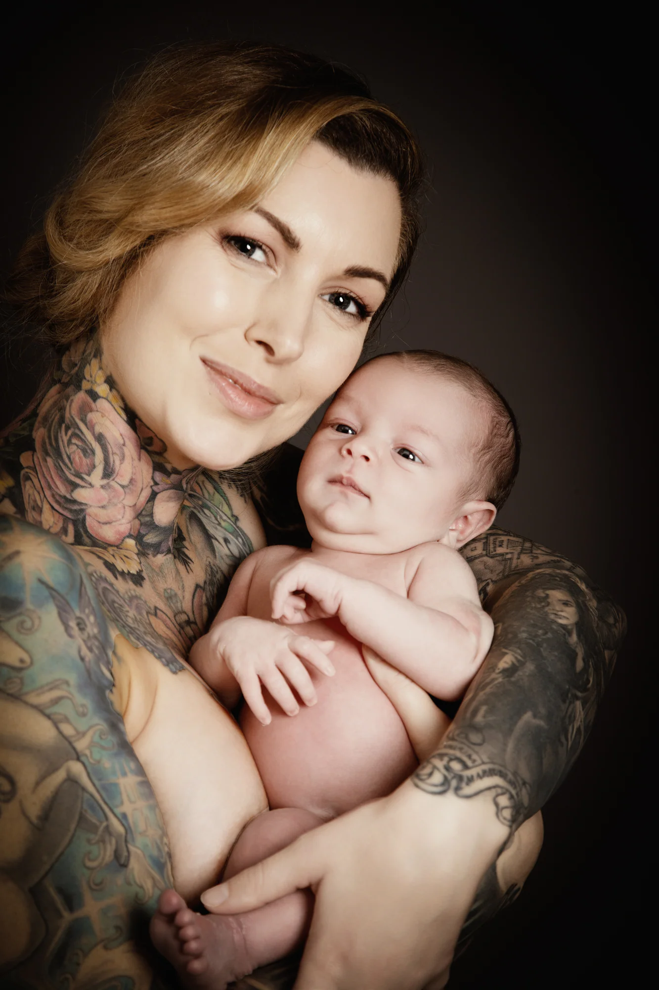 Newborn baby portrait photographed by Matt Curtis in Warminster, Wiltshire