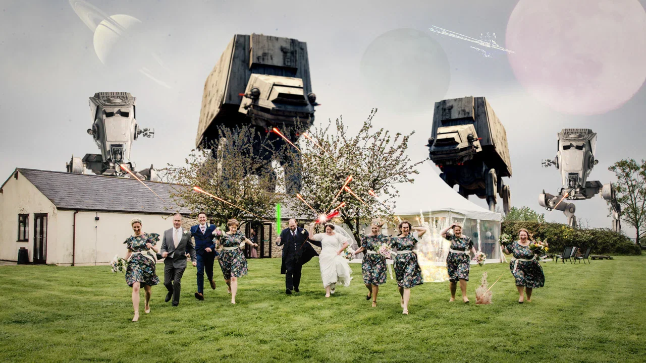 Wedding photograph by Matt Curtis, Wiltshire wedding photographer